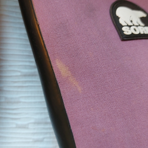 Sorel Black and Purple Tall Rain Boots Size 7 - Picture 10 of 15